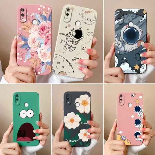 Cute Pilot Liquid Silicone Case for Huawei Y9S/Y9 Prime/Y9A 1