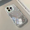 Color Wave Point Pattern Mirror Case – Y2K Glossy Back Cover for iPhone 6