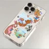 Cartoon Winnie the Pooh Transparent Phone Case for iPhone 3