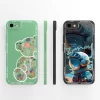 Oil Painting Silicone Case for iPhone – Full Protection Liquid Silicone Cover 2