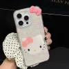 Sanrio Hello Kitty Bow Laser Case for iPhone 16, 15, 14, 13, 12, 11 Pro Max 3