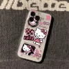 Cool Sanrio Hello Kitty Clear Soft Case for iPhone 16, 15, 14, 13, 12, 11 Pro Max 4