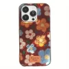 Perforated Vortex Shell Floral Case – Retro Small Flower Soft Cover for iPhone 4