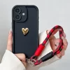 3D Love Heart Lanyard Case for Huawei P & Mate Series 3