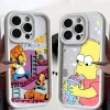 Funny Cartoon Simpsons Shockproof Case – Silicone Protective Shell for iPhone 4