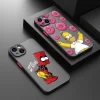 Funny Cartoon The Simpson Phone Case for iPhone 3