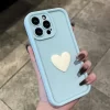 Chic Love Heart Silicone Case for Huawei P60 P50 P40 Series & Nova 12 11 2