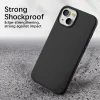 Ultra Thin Matte Silicone Soft Case – Solid Black Color Cover for iPhone 6