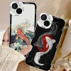 Art Fish Koi Carp Clear Case – Soft TPU Silicone Protective Cover for iPhone 5