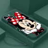 Disney Mickey Minnie Silicone Case – Cute Soft Cover for iPhone 5