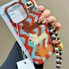 Cartoon Striped Sausage Dog Case for iPhone – Soft Silicone Shockproof Cover 4