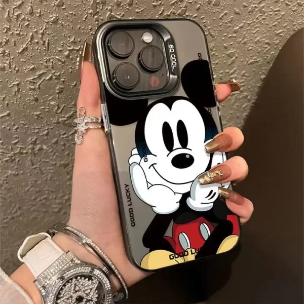 Disney Mickey Mouse Smile Case – Cute Y2K Soft Cover for iPhone 1