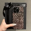 Leopard Print Clear Silicone Case for iPhone 16, 15, 14, 13, 12, 11 Pro Max 4