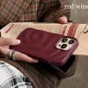 Ins Winter Wine Red 3D Pleats Wrinkle Soft Matte Phone Case for iPhone 5