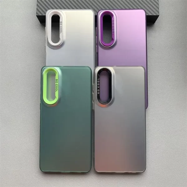 Luxury Metallic Aurora Matte Case for Huawei P30 1