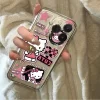 Cool Sanrio Hello Kitty Clear Soft Case for iPhone 16, 15, 14, 13, 12, 11 Pro Max 2