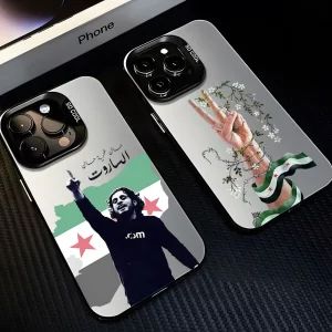 Syrian Revolution Flag Matte Case – Anti-Fall Back Cover for iPhone 1