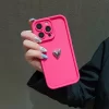 Silver Heart Soft Case for iPhone – Shockproof Candy Matte Cover 3