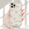 Colorful Bow Print Transparent TPU Case for iPhone 16, 15, 14, 13, 12, 11 Pro Max 2