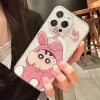 Crayon Shin Chan Soft Silicone Case – Cute Shockproof Cover for iPhone 4