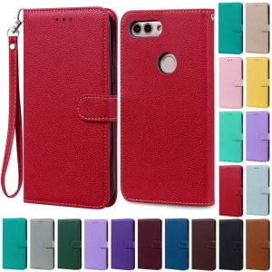 Leather Wallet Flip Case for Huawei P Smart 2018 / FIG-LX1 1