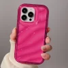 Wavy Transparent Candy Case for iPhone – Silicone Shockproof Bumper 3