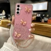 Crystal Bracelet 3D Butterfly Glitter Case for Huawei P30 Lite & P40 Pro 4