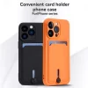 Mobile Phone Card Slot Case – Soft TPU Credit Card Holder Cover for iPhone 2