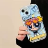 Powerpuff Girls Stand Case – Wavy Edge Soft Cover for iPhone 6