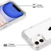 Clear Transparent Shockproof Armor Phone Case for iPhone 3