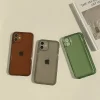 Minimalist Silicone Case for iPhone – Jane Style Shockproof Cover 6