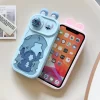 3D Ears Toy Winnie & Minnie Sliding Camera Case for iPhone 16, 15, 14, 13, 12, 11 Pro Max 2