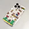 Hot Game Mario Case – Transparent Shockproof Cover for iPhone 4