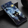 Starry Sky Cat Silicone Case for Huawei P Series 6